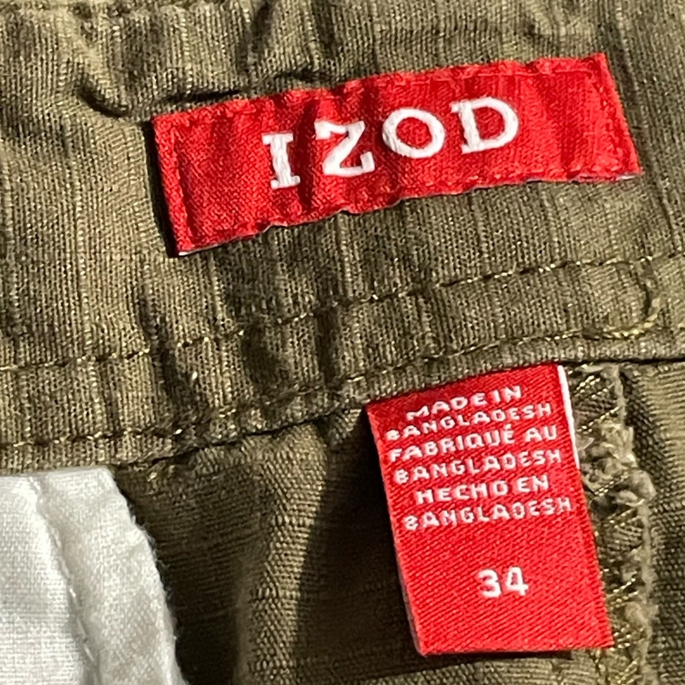 IZOD Khaki Casual Shorts